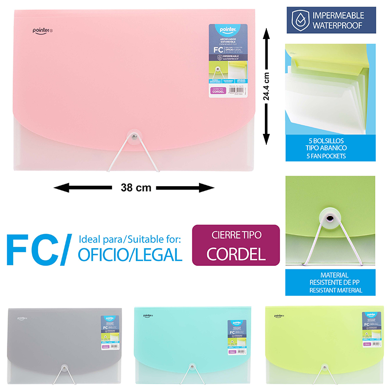 ARCHIVADOR EXPANDIBLE PORTADOCUMENTOS