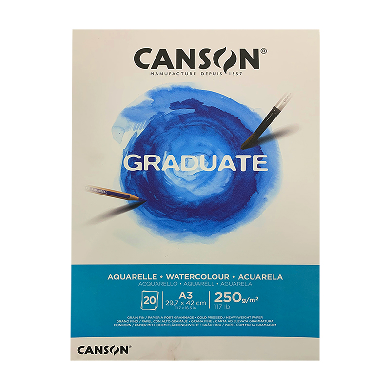 BLOCK CANGRAD ACUARELA 20H A3 