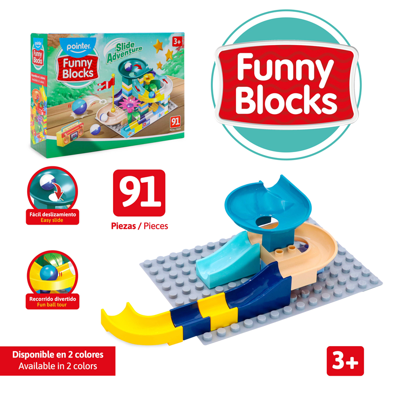 BLOQUES PARA ARMAR x 91 PZAS