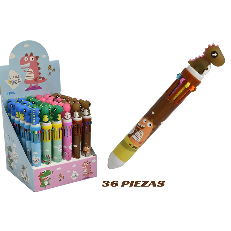 BOLIGRAFOS DINOSAURIO (MULTICOLOR) X1 