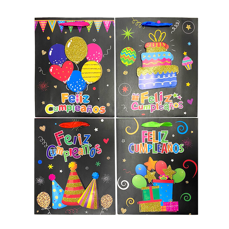 BOLSA DE REGALO (FELIZ CUMPLEAÑOS NEON) S