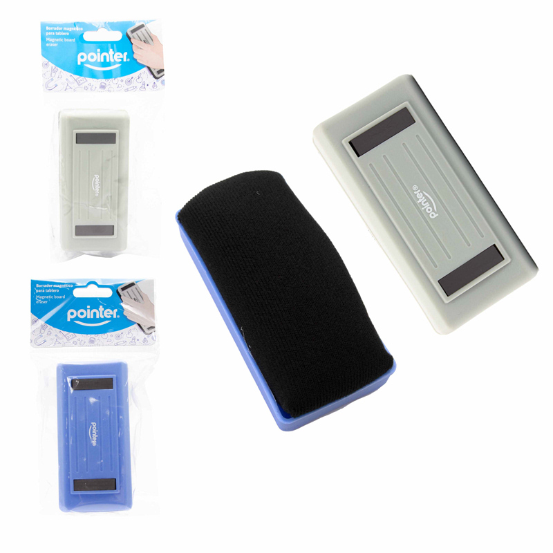 BORRADOR MAGNETICO PEQUEÑO PARA TABLERO ACRILICO - CUERPO PLÁSTICO