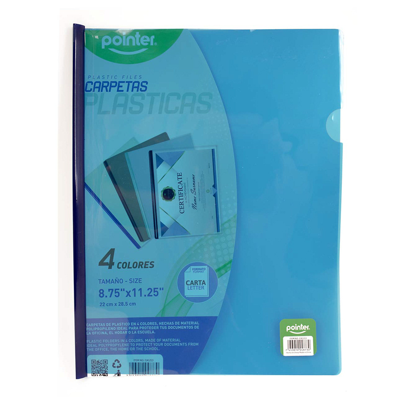 CARPETA PLASTICA (CARTA)