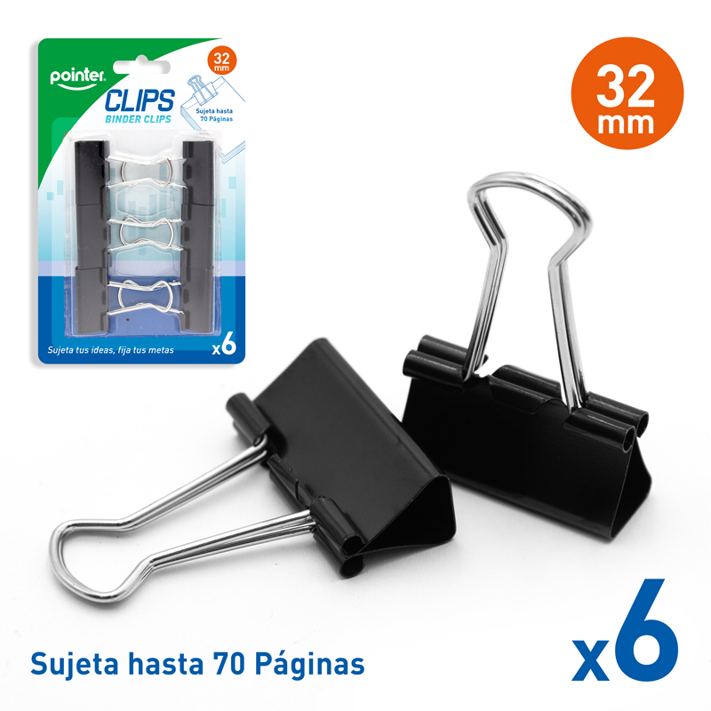 CLIPS 32MM x6PZAS