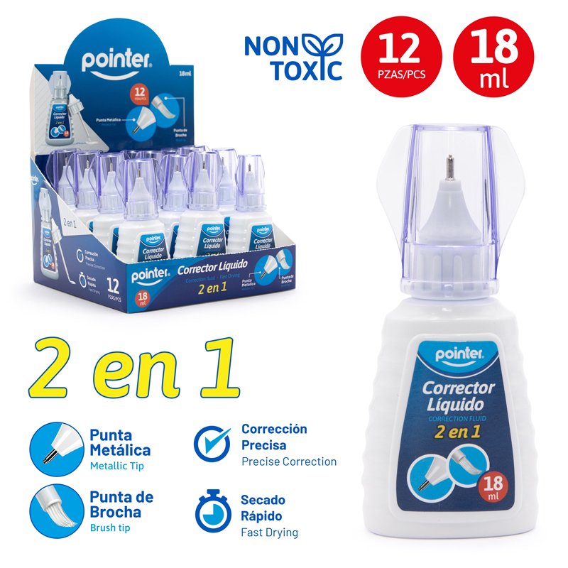 CORRECTOR LIQUIDO 2 EN 1