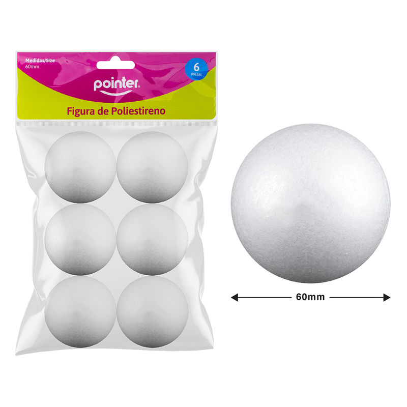 FIGURA DE POLIESTIRENO (ESFERA)