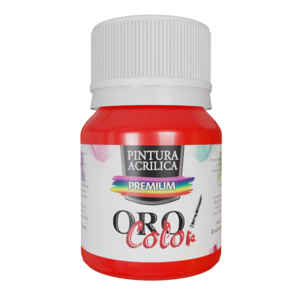 PINTURA ACRILICA PREMIUM ROJO NEON 30CM