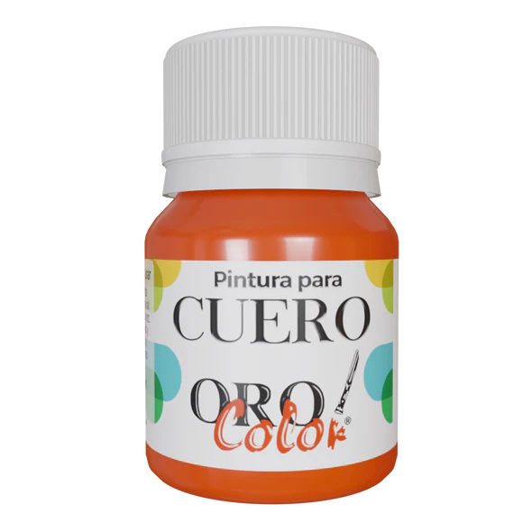 PINTURA PARA CUERO NARANJA  30ML