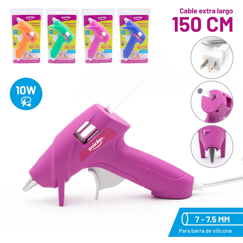 PISTOLA DE SILICONA 10W