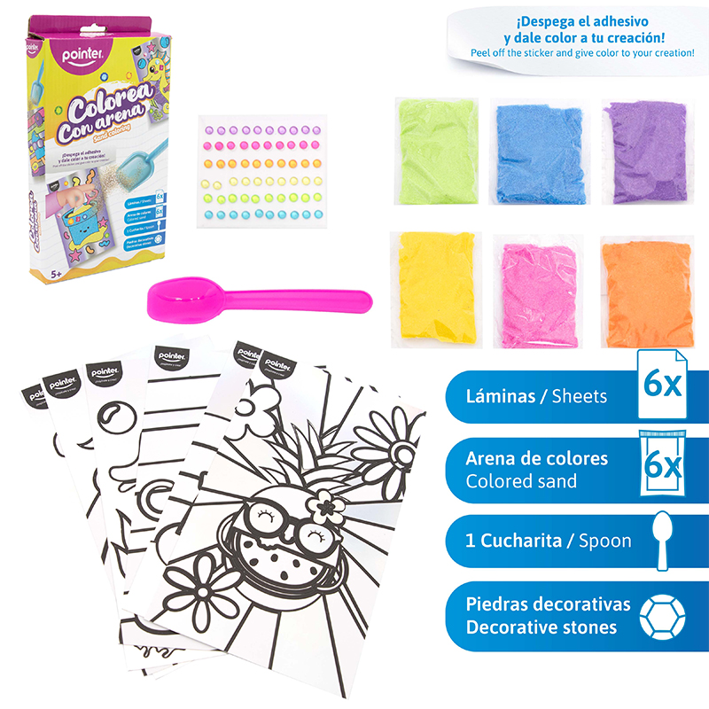 SET DE PINTURA CON ARENA