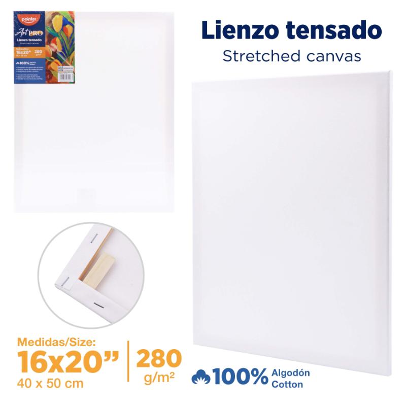 LIENZO BLANCO 40x50cm