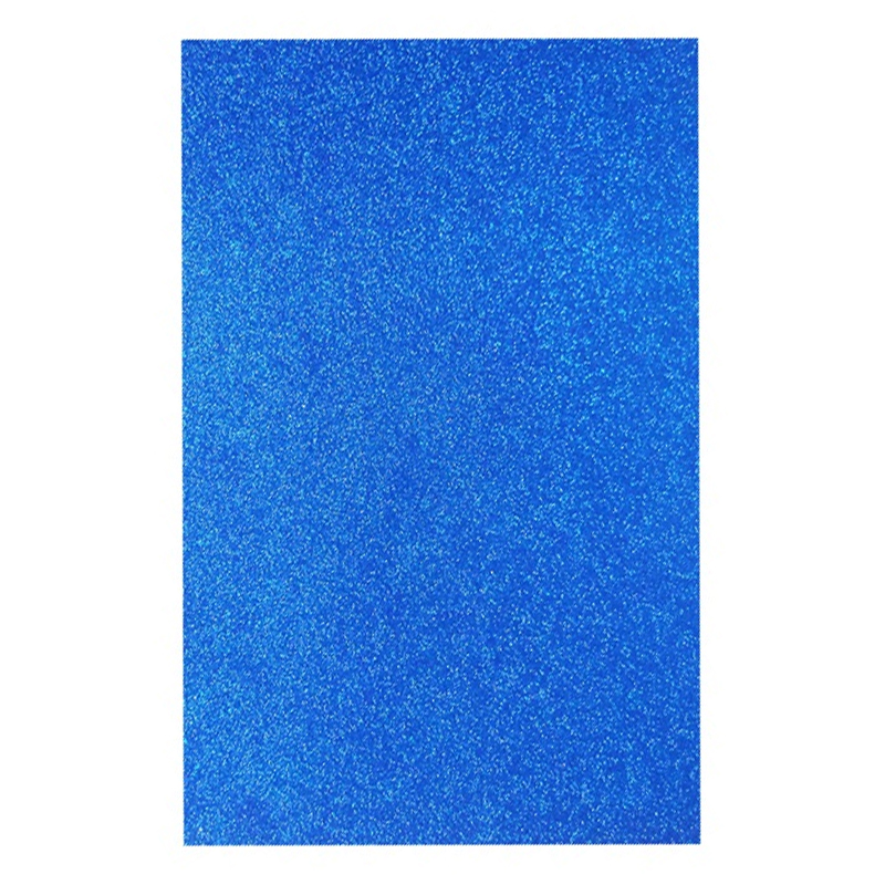 FOAMY CARTA  ESCARCHADO AZUL ZAFIRO 20X30