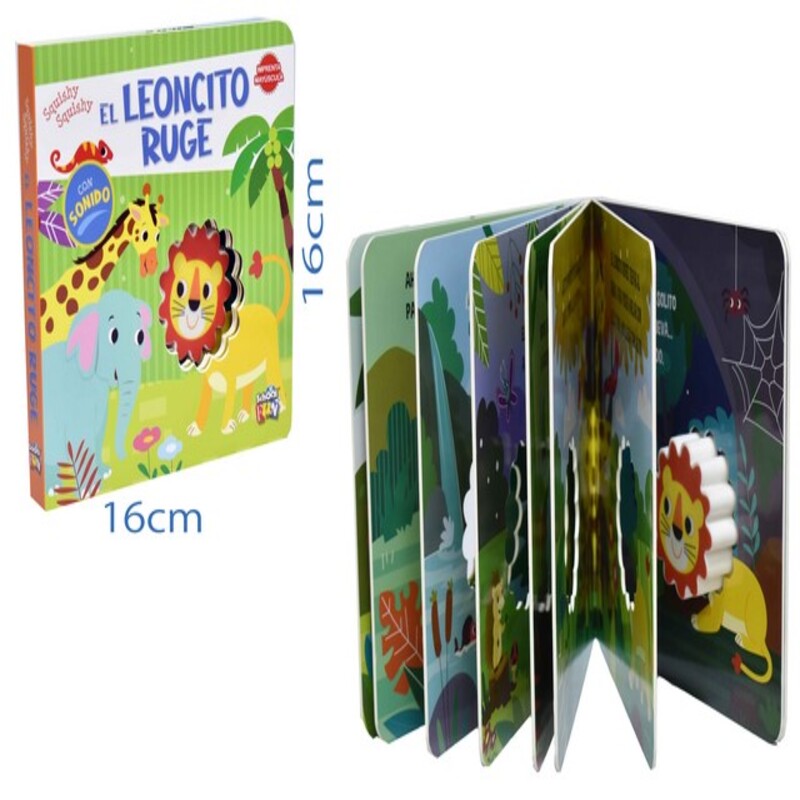 LIBRO DIDACTICO -EL LEONCITO RUGE C / SONIDO