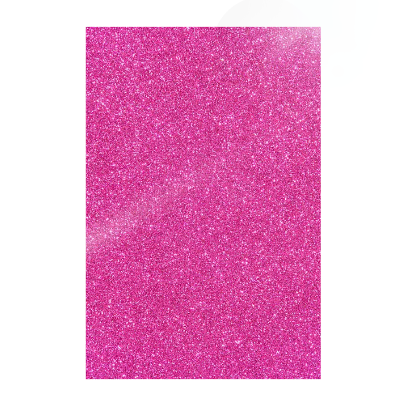 FOAMI DOBLECARTA ESCARCHADO ROSADO