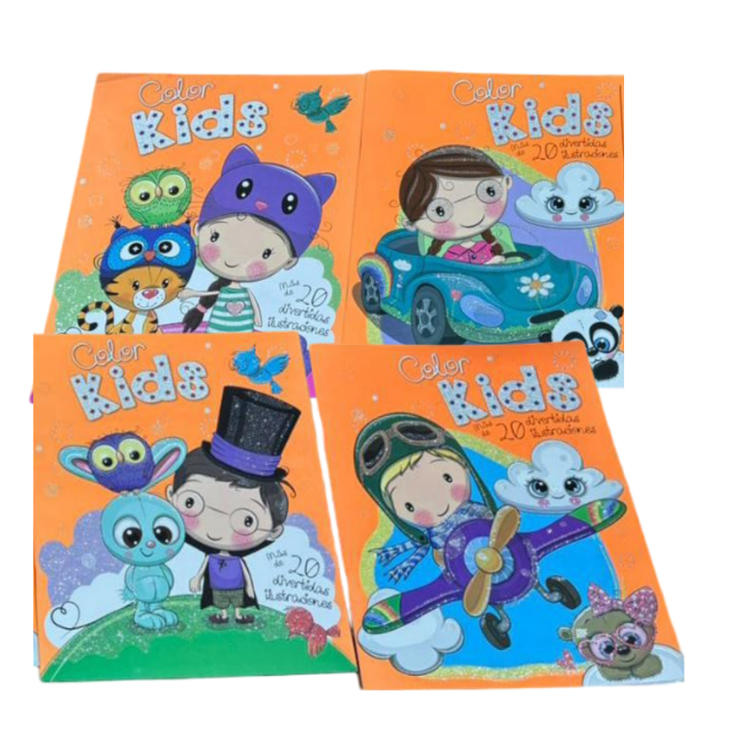 LIBROS PARA COLOREAR - COLOR KIDS