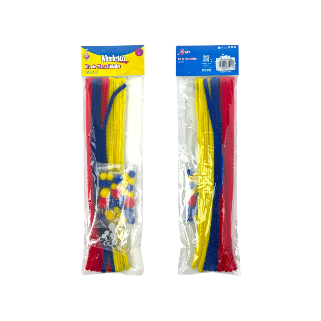 SET CREATIVO 80PZA PARA MANUALIDADES SURTIDO 