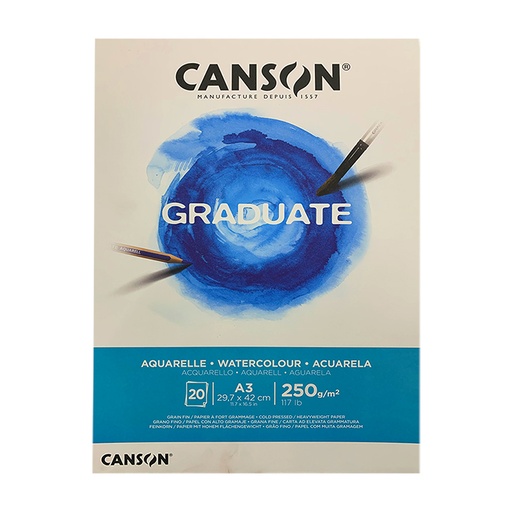 [CP400110375] BLOCK CANGRAD ACUARELA 20H A3 