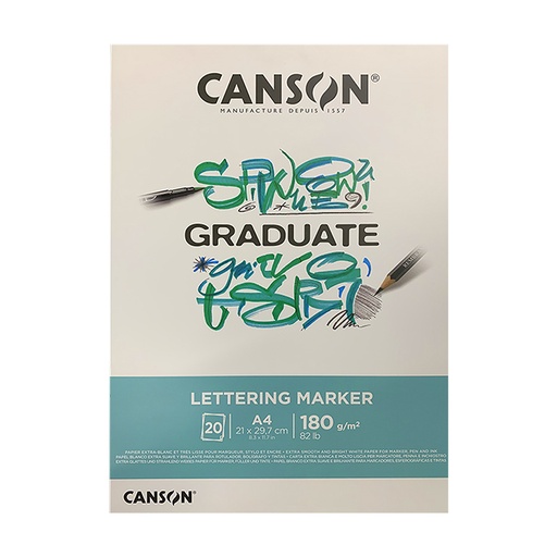 [C31250P026] BLOCK LETTERING A4 21X29,7CM