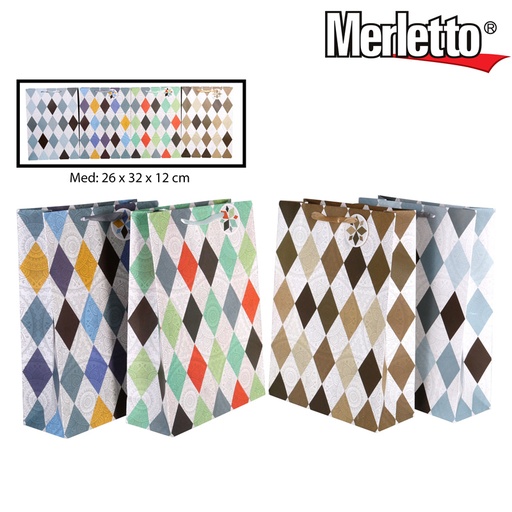 [786-7800608] BOLSA DE REGALO (ROMBOS) S