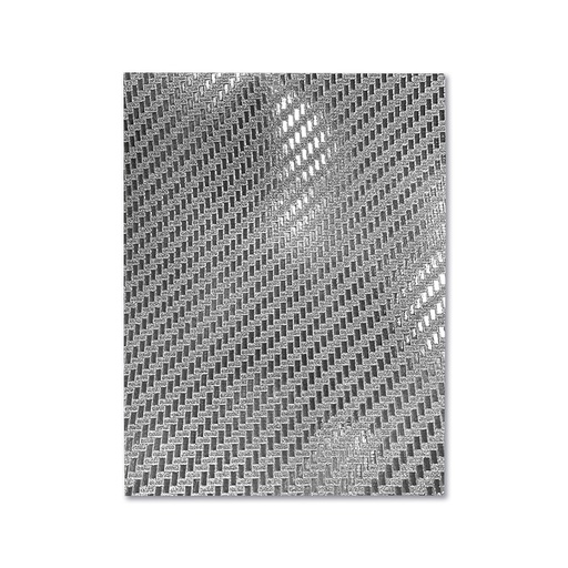 [017.009.7] FOAMI ESTAMPADO PLATA RECTANGULO DOBLECARTA (40X60CM)