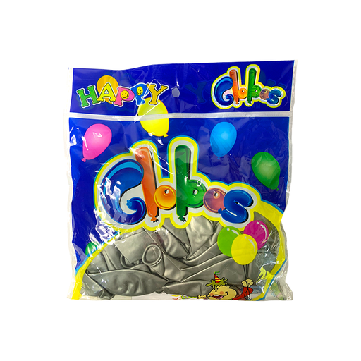 [A105-50064-12-S] GLOBOS DE 50 PLATEADO
