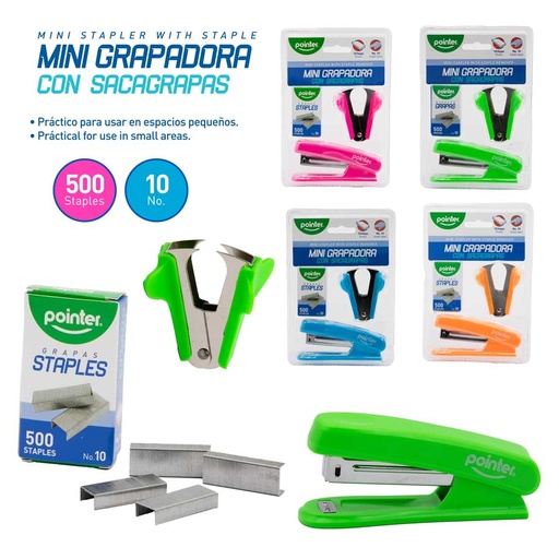 [218-35-N] MINI GRAPADORA CON SACAGRAPAS