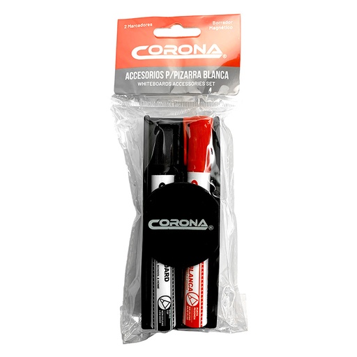 [BK-E308] SET DE BORRADOR PARA PIZARRA BLANCO + 2 MARCADOR
