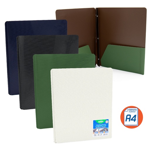 [FL1-45] CARPETA CON GANCHOS DE METAL - CARTA/A4 21x29,7Cm