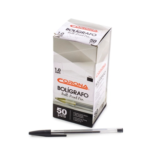 [BP-936-BK] BOLIGRAFO NEGRO 1.0MM VISTA PRO 
