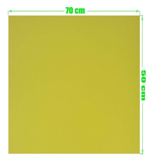 [STR-SOL-CART011] FOAMY LISO 50x70Cm AMARILLO