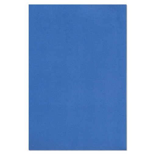 [15.2.3044] FOAMY LISO AZUL BANDERA - DOBLECARTA 30x40CM