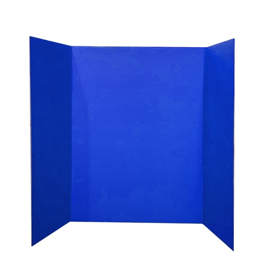 [12291-AZ] TABLERO TRIPTICO AZUL 48X36