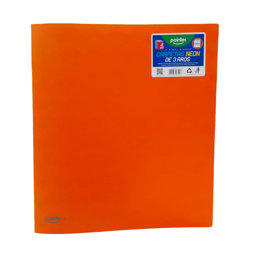 [FL1-37] CARPETA DE 3 AROS NEON