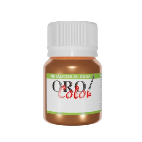 [F204-22] PINTURA METÁLICO AL AGUA  COBRIZO 22CM