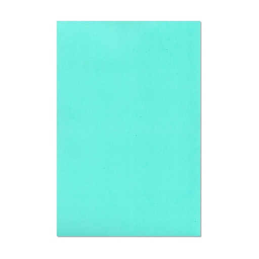 [70.2.3044] FOAMY LISO VERDE AGUAMARINA DOBLE CARTA 30X40CM