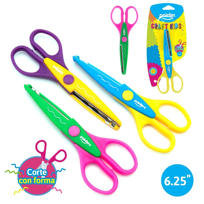 TIJERA CORTE CON FORMAS 6.25"