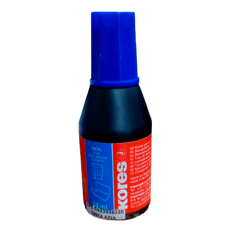 TINTA PARA ALMOHADILLA - AZUL x28ML