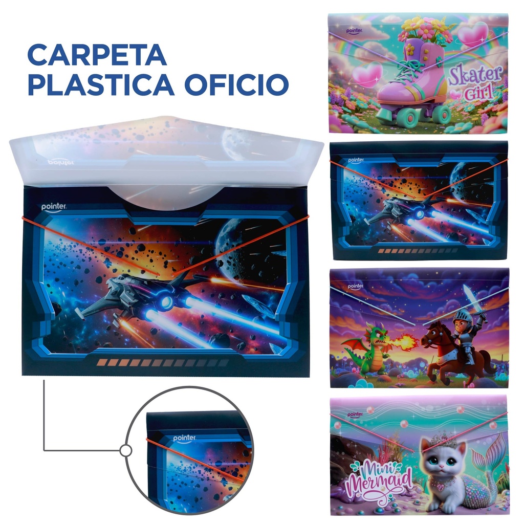 CARPETA PLASTICA OFICIO