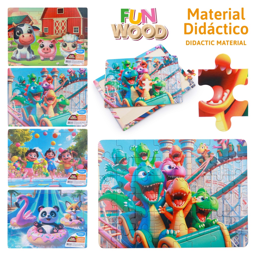 ROMPECABEZAS FUN WOOD INFANTIL