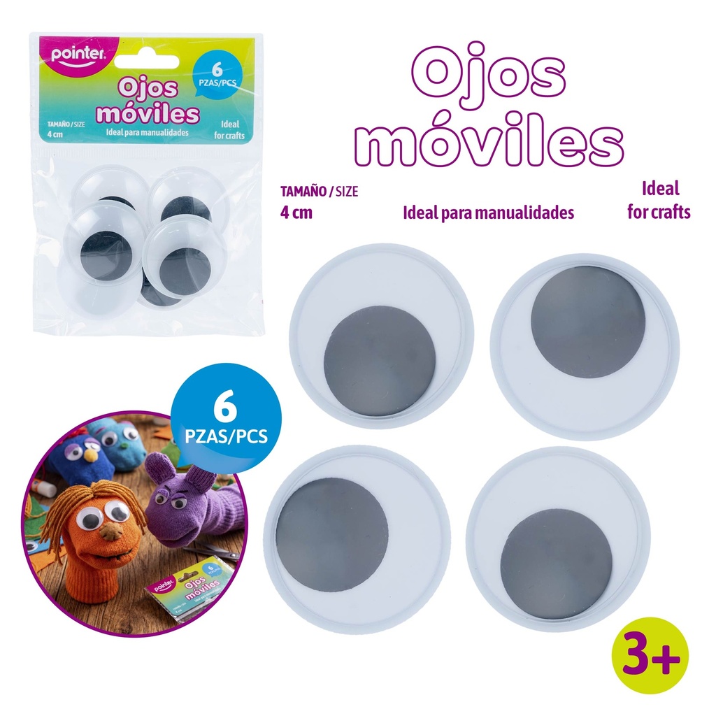 OJOS MOVILES GRANDES 4CM
