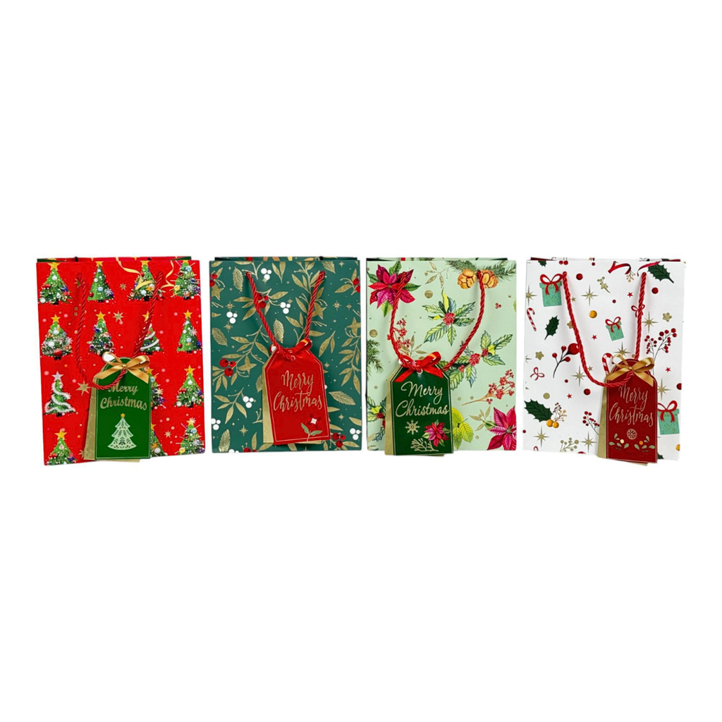 BOLSA DE REGALO PEQUEÑA NAVIDAD 23x18x10CM