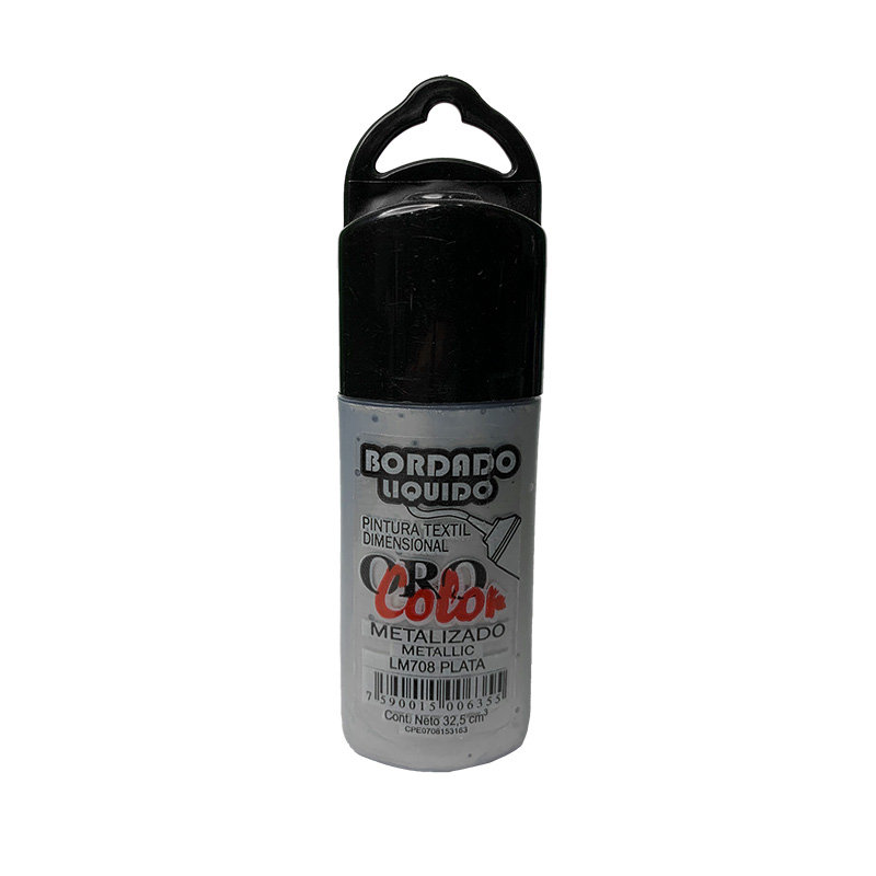 BORDADO LIQUIDO METALIZADO PLATA 32,5ML