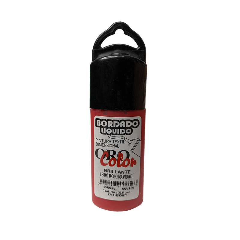 BORDADO LIQUIDO ROJO NAVIDAD 32,5CM