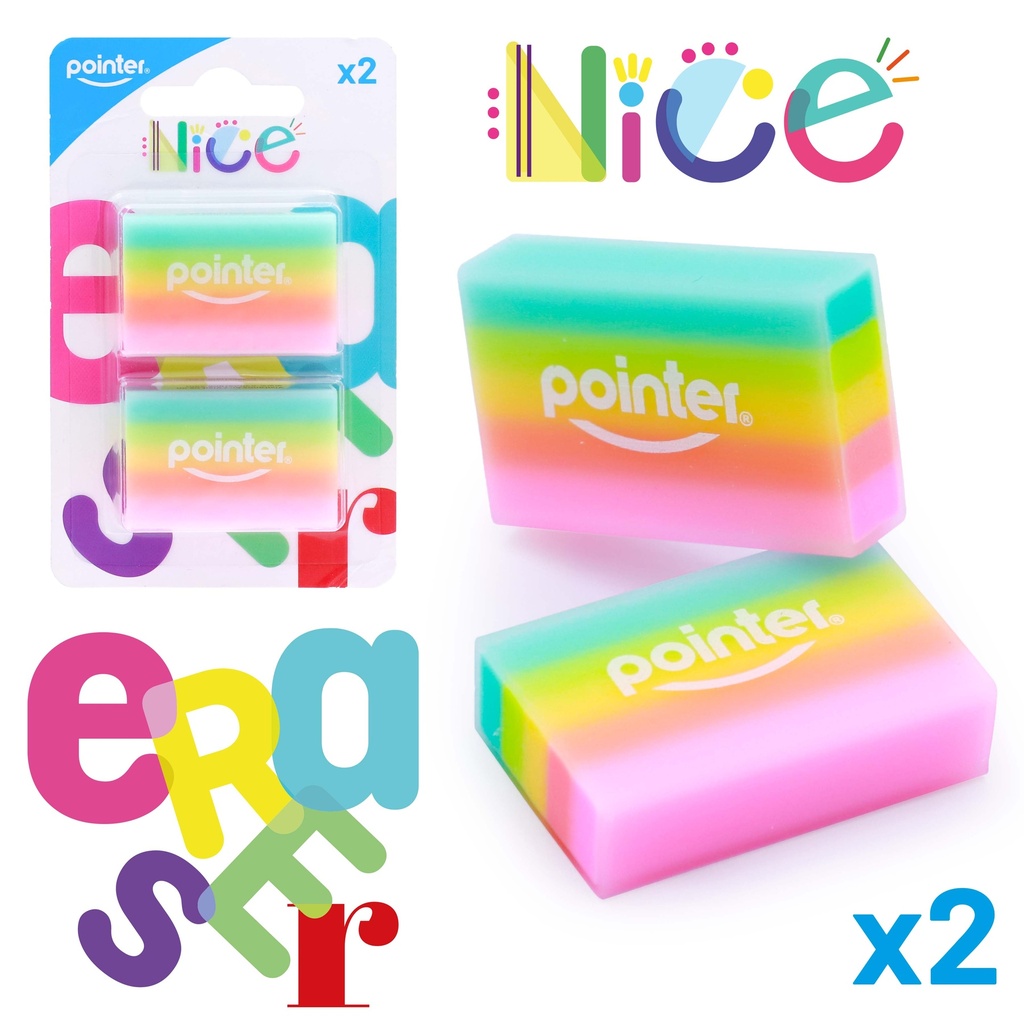 BORRADOR ARCOIRIS NICE x2UND