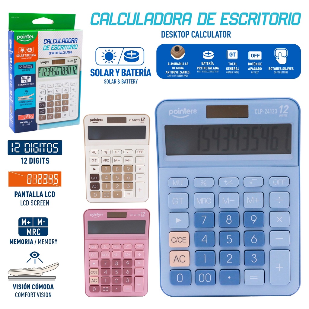 CALCULADORA 12 DIGITOS