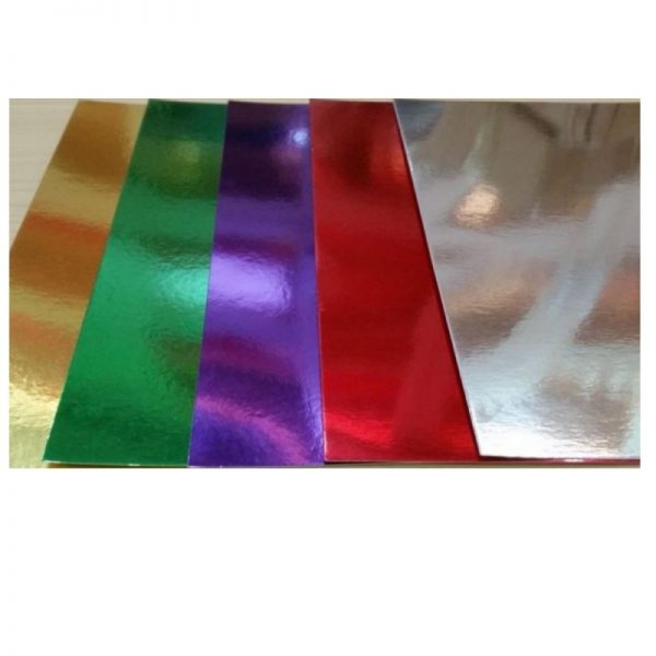 CARTULINA DE COLORES METALIZADOS X25