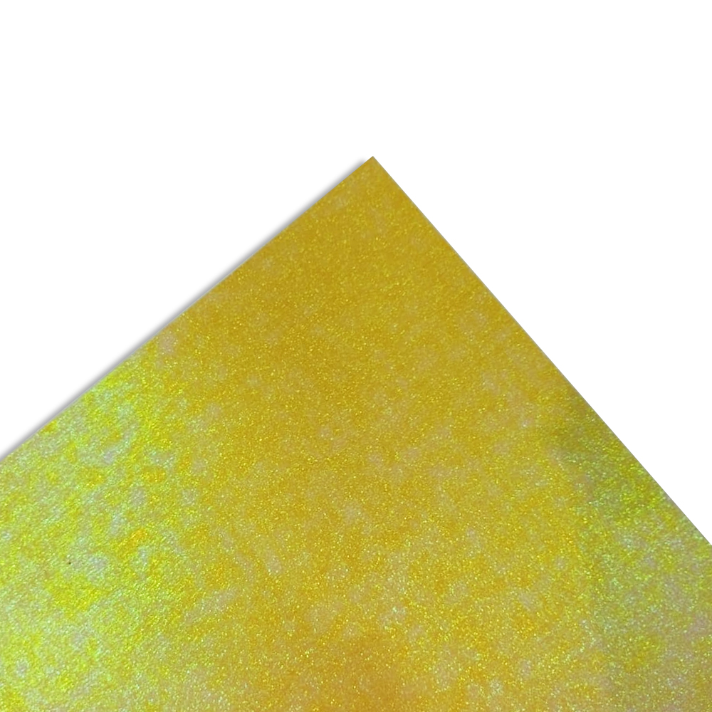 CARTULINA IRIDISCENTE PERLADA SEDA AMARILLA 300GR  - 50x70CM