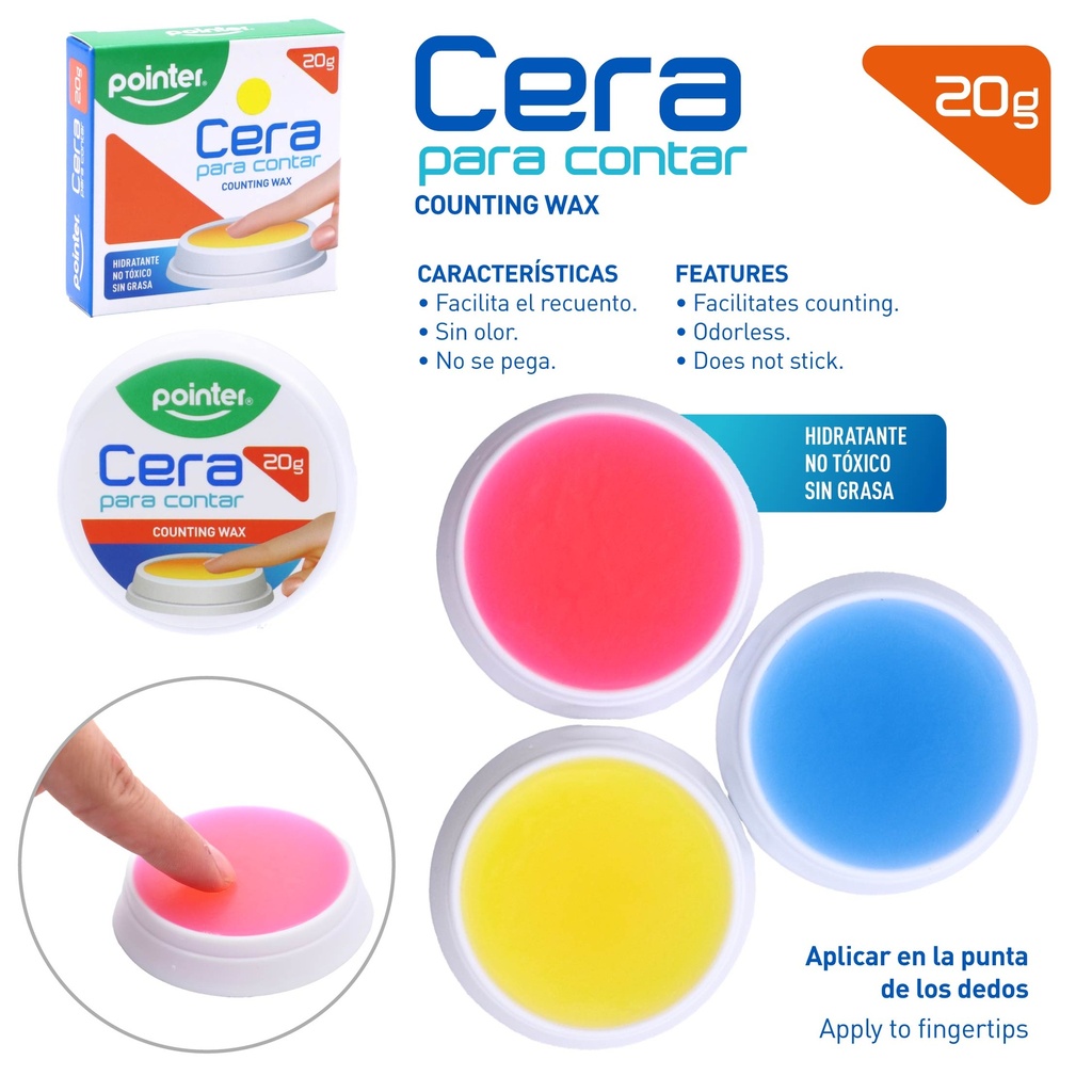CERA PARA CONTAR 20g