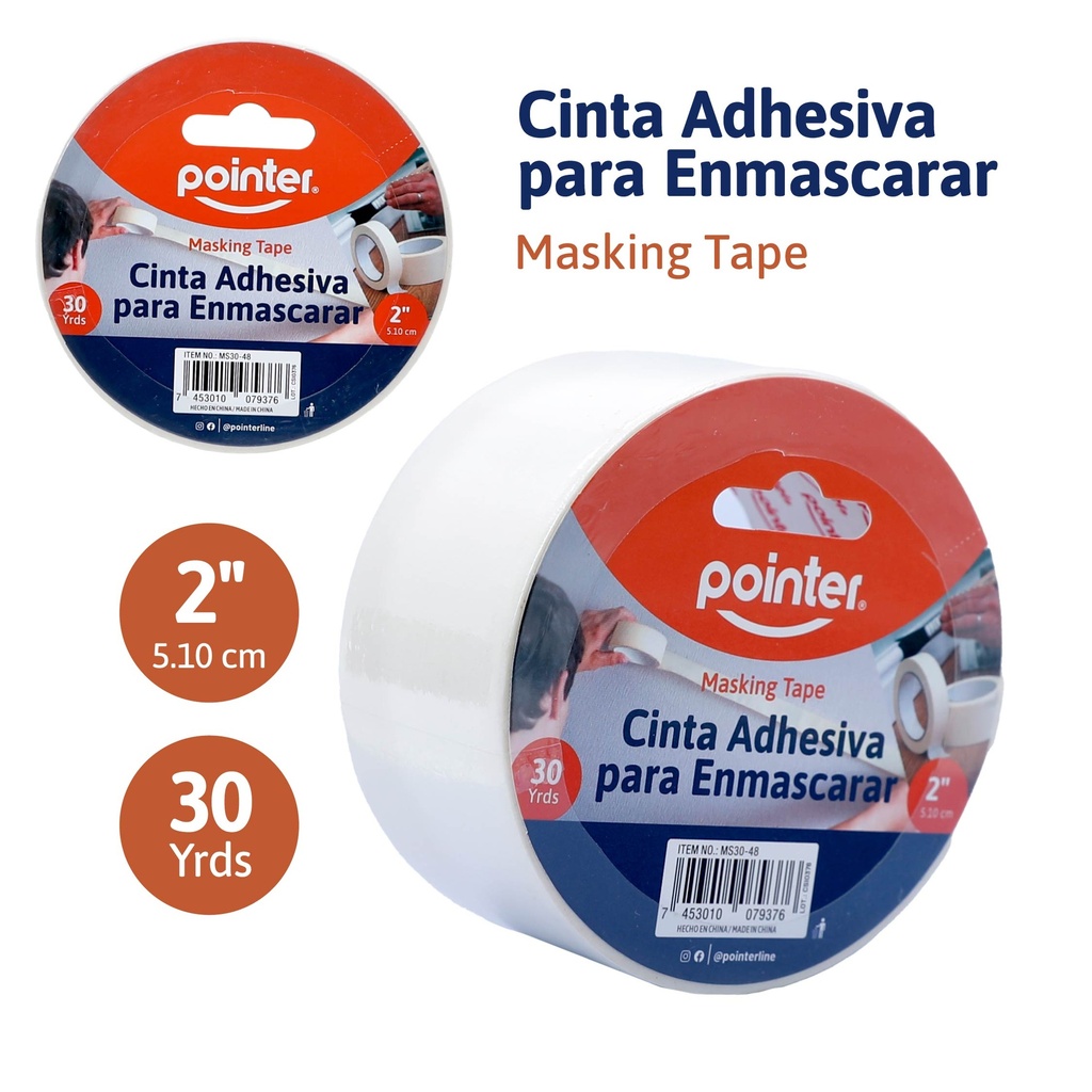 CINTA ADHESIVA PARA ENMASCARAR - 5Cm x 27Mts