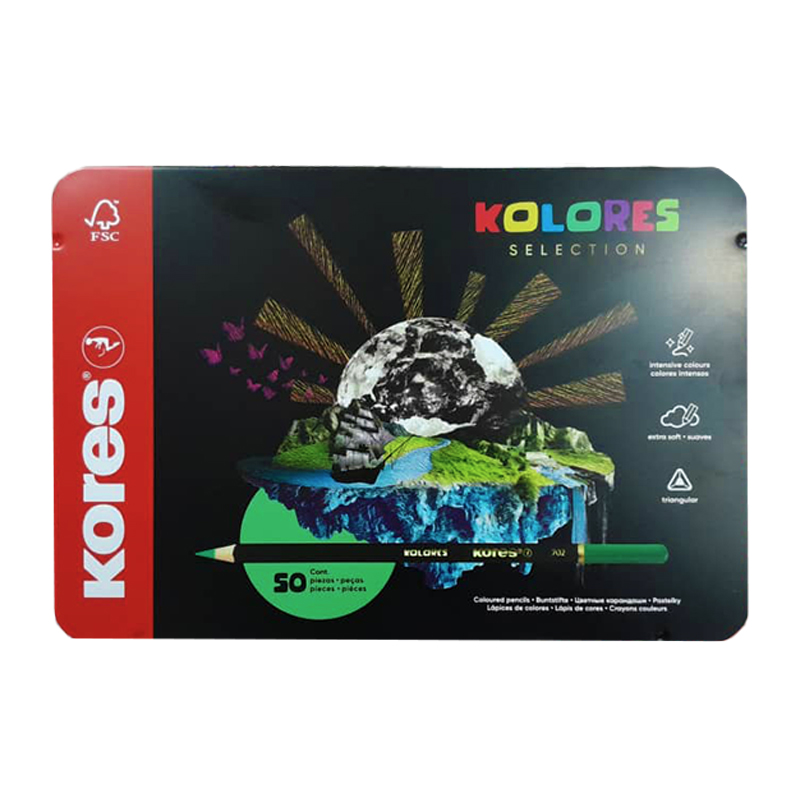 COLORES SELECTION x50PZS - CAJA DE METAL